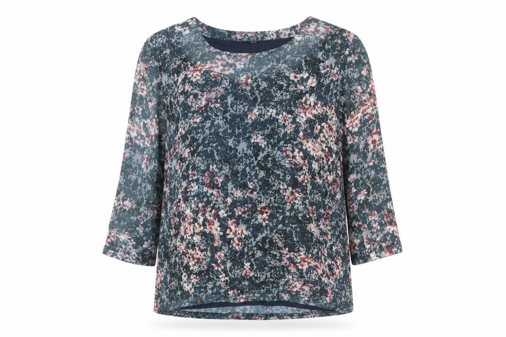 Honor Millburn Women's Floral Blouse, Size 12, Multicoloured