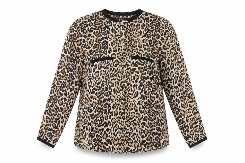Zara Women's Multicoloured Animal Print Blouse Size 12