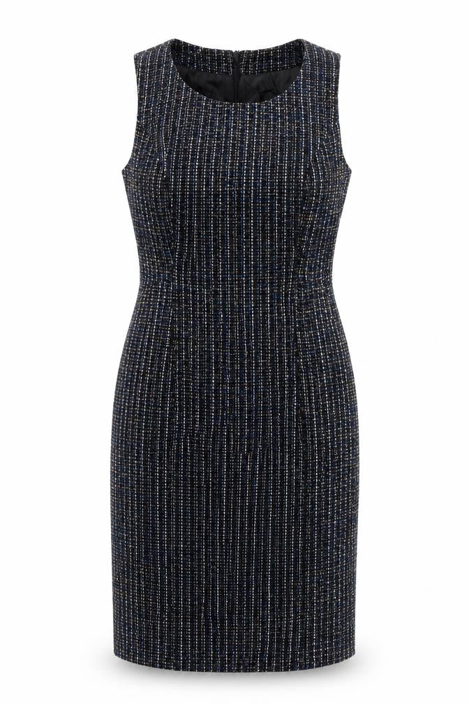 Monsoon Womens Blue Knee Length Pencil Dress Size 10
