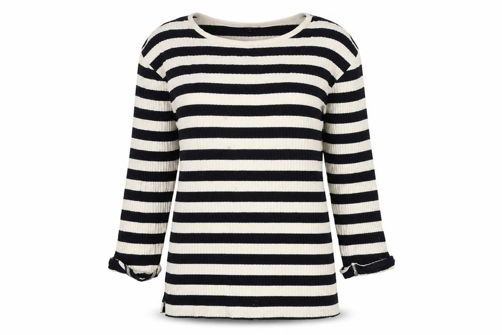 Topshop Women Striped Jumper 10 Multicoloured