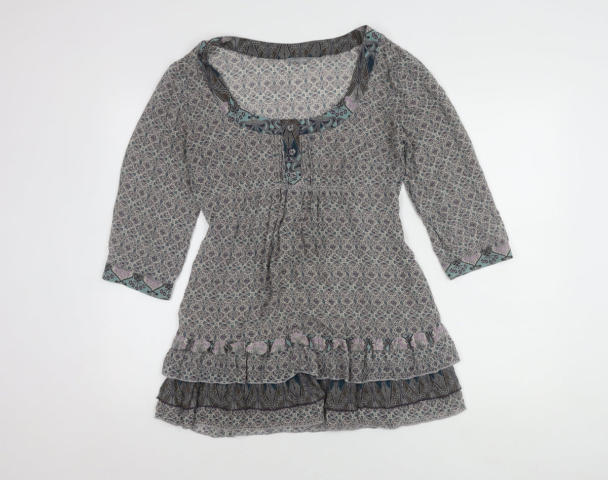 Marks & Spencer Women's Multicoloured Tunic - Size 10