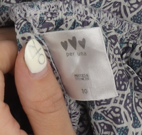 Marks & Spencer Women's Multicoloured Tunic - Size 10
