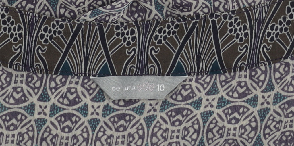 Marks & Spencer Women's Multicoloured Tunic - Size 10