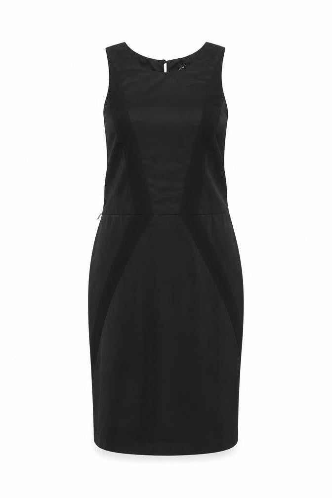 Oasis Women's Black Sleeveless Zip Dress Size 12