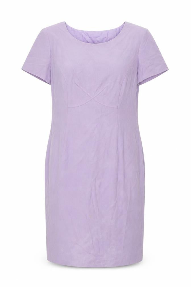 Jacques Vert Women's Purple Short Sleeve Dress, Size 12