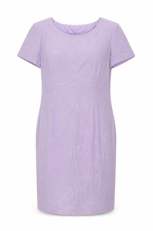 Jacques Vert Women's Purple Short Sleeve Dress, Size 12