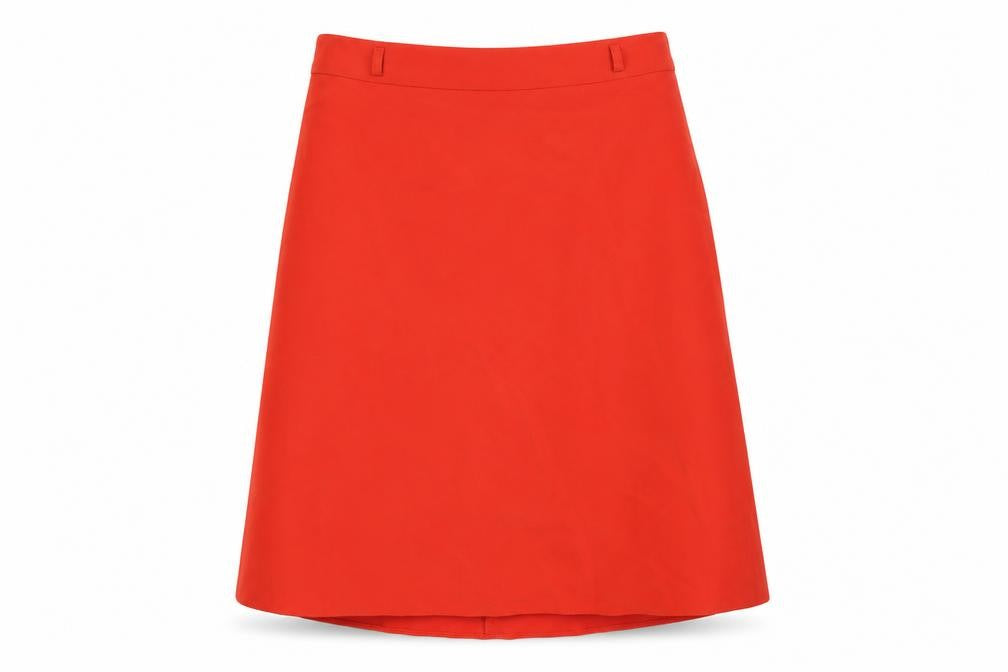 Gallery Women's Red A-Line Skirt - Size 16