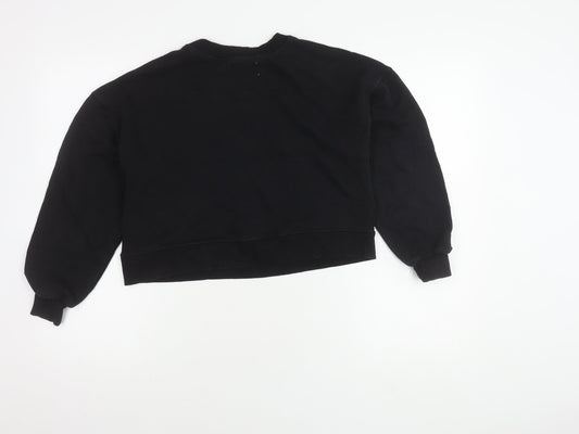 Pull&Bear Women's Black S Pullover Sweatshirt