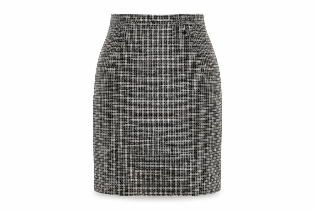 Jaeger Women's Midi Skirt Black Ivory Size 10 Pencil
