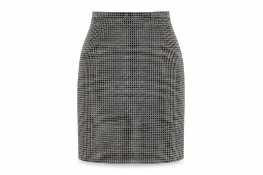 Jaeger Women's Midi Skirt Black Ivory Size 10 Pencil
