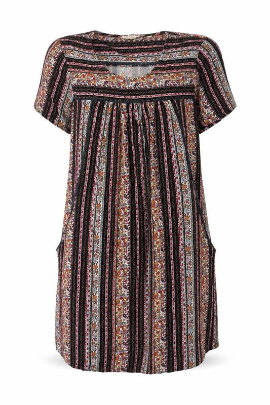 FatFace Women's Multicoloured Floral Dress, Size 12, Cotton