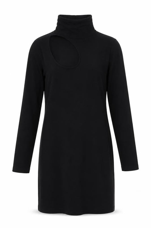 Warehouse Black Women's Dress Size 12 Long Sleeve