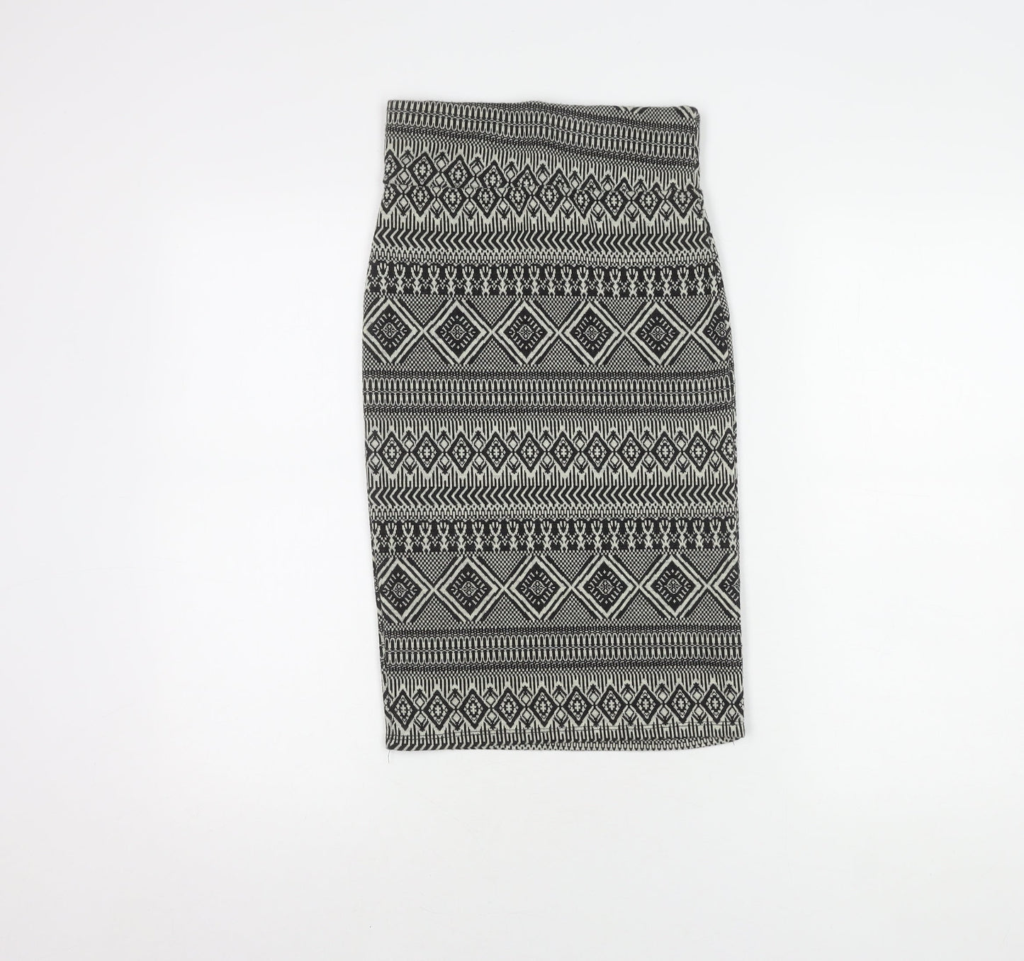 River Island Women's Multicoloured Midi Geometric Skirt