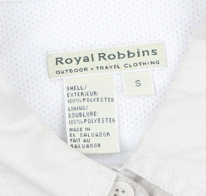 Royal Robbins Men's Beige Button-Up Shirt S