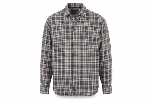 James Pringle Men's Grey Check L Shirt, Long Sleeve, Cotton