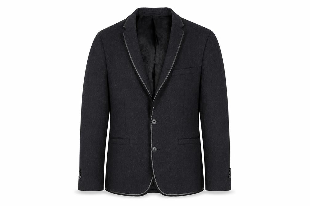 Jeff Banks Men's Black Slim Fit Blazer M