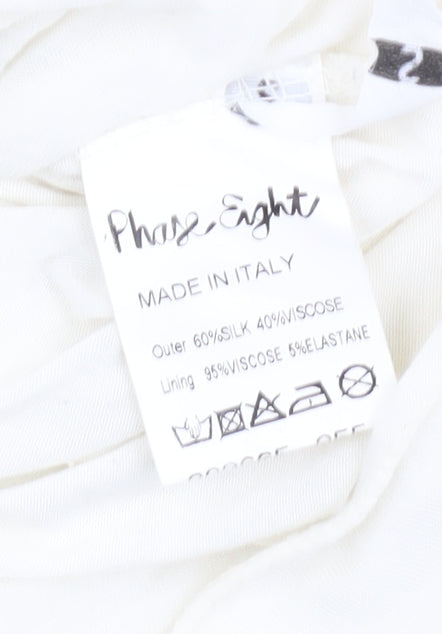 Phase Eight Women Ivory S Silk Viscose Dress