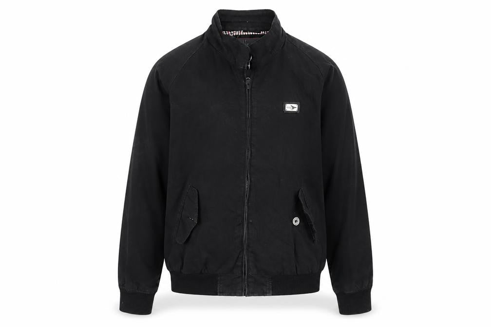Le Breve Men's Black XL Bomber Jacket