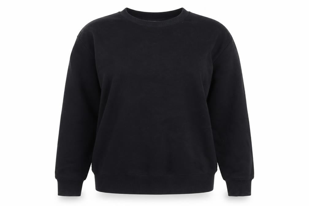 Marks & Spencer Black Unisex Sweatshirt S, Pullover Casual