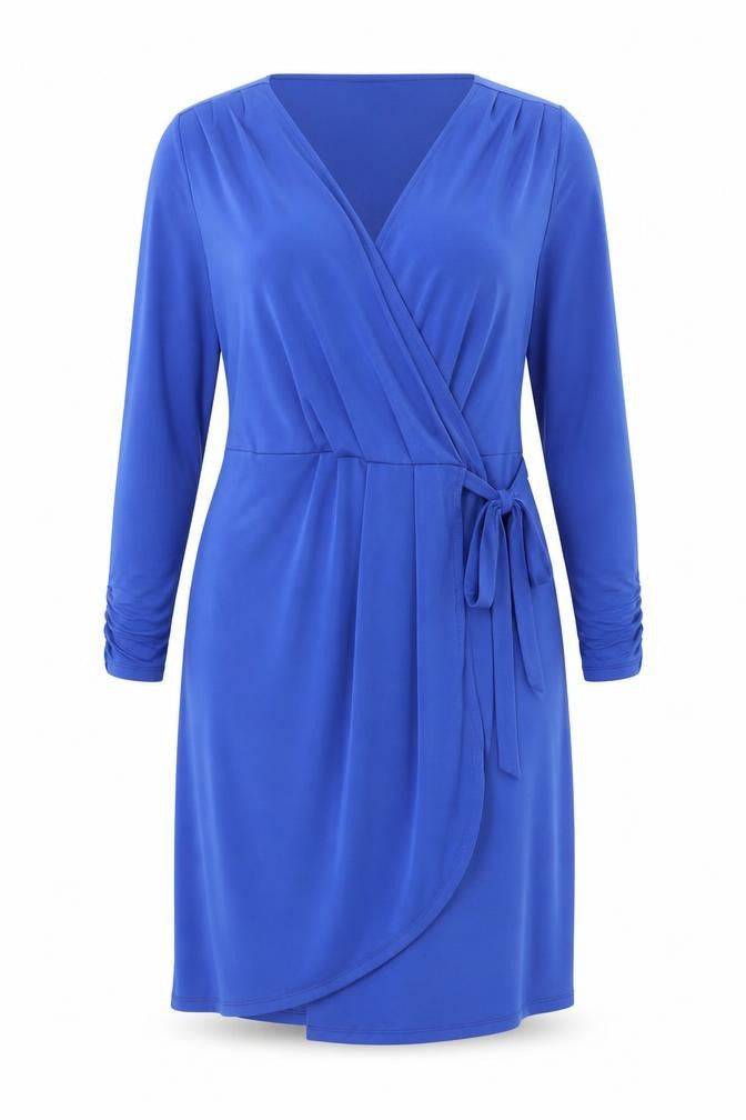 Marks & Spencer Women's Blue Wrap Dress Size 16