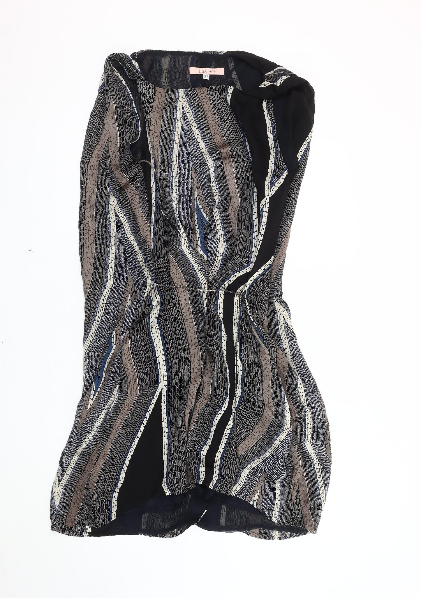 Lisa Ho Women's Multicoloured Geometric Dress, Size 8