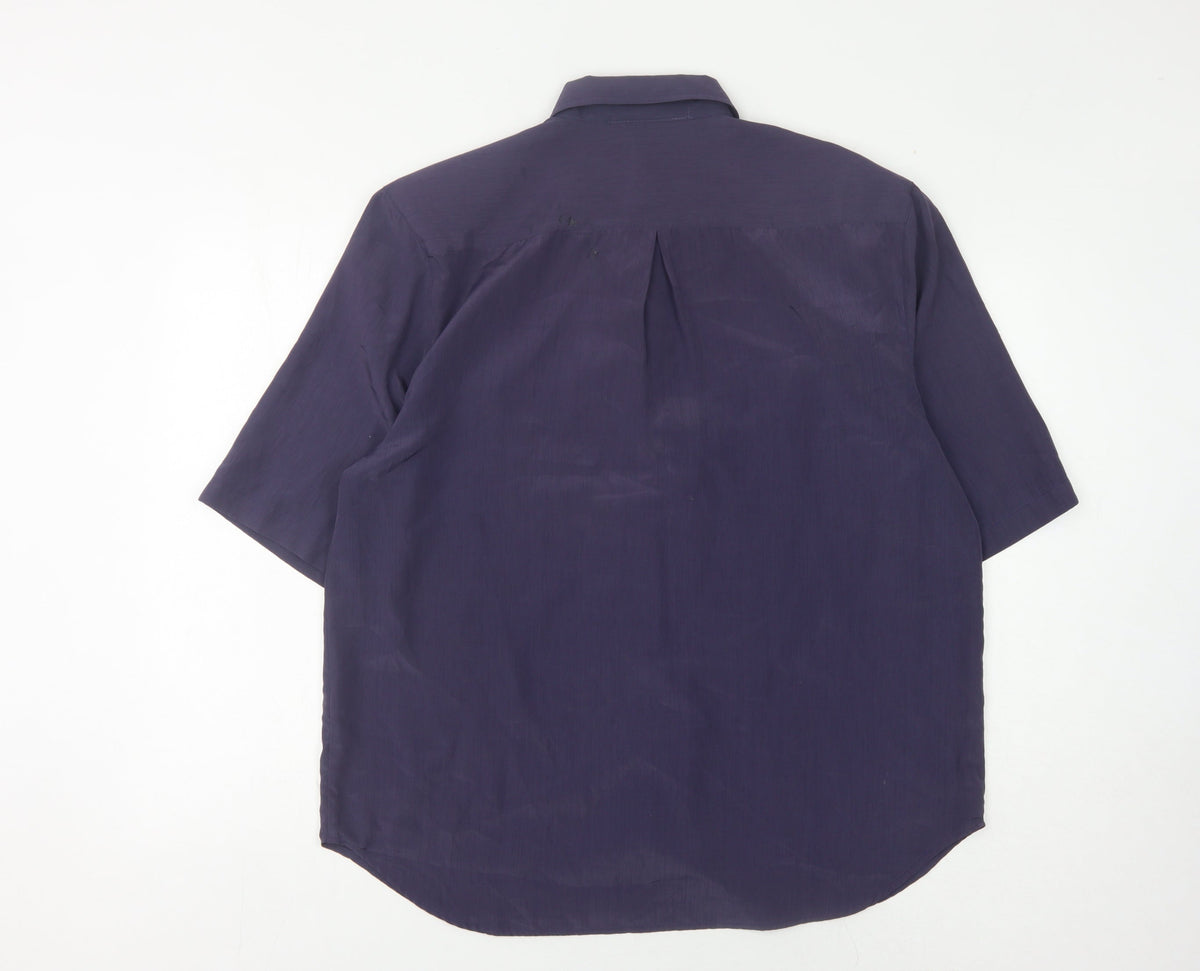 Principles Women's Blue Button-Up Shirt Size 18