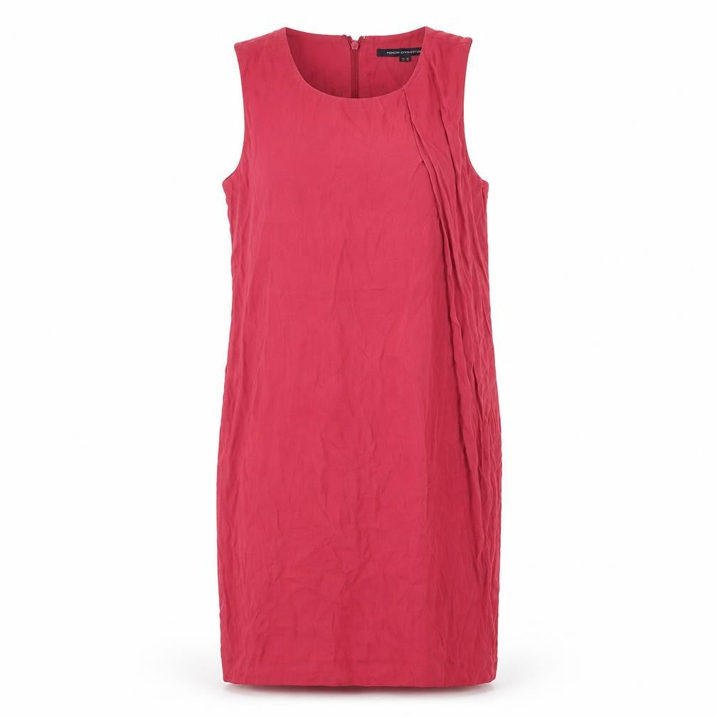 French Connection Women's Red Shift Dress Size 12