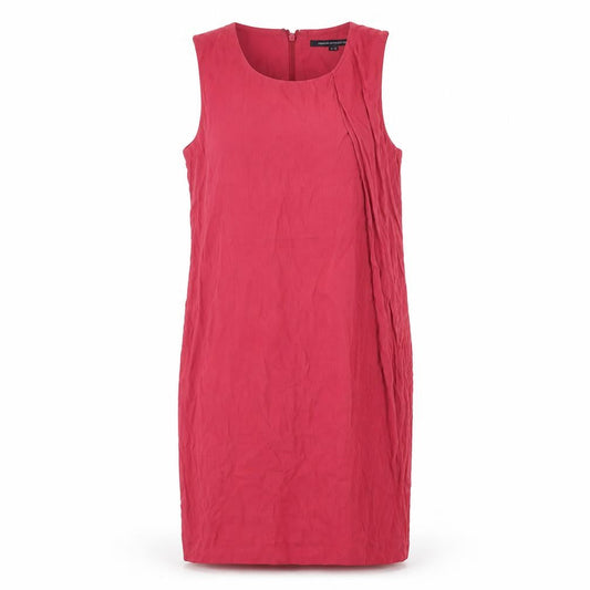 French Connection Women's Red Shift Dress Size 12