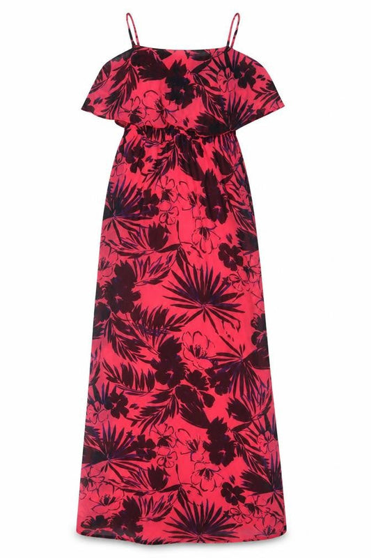 New Look Women's Multicoloured Floral Maxi Dress