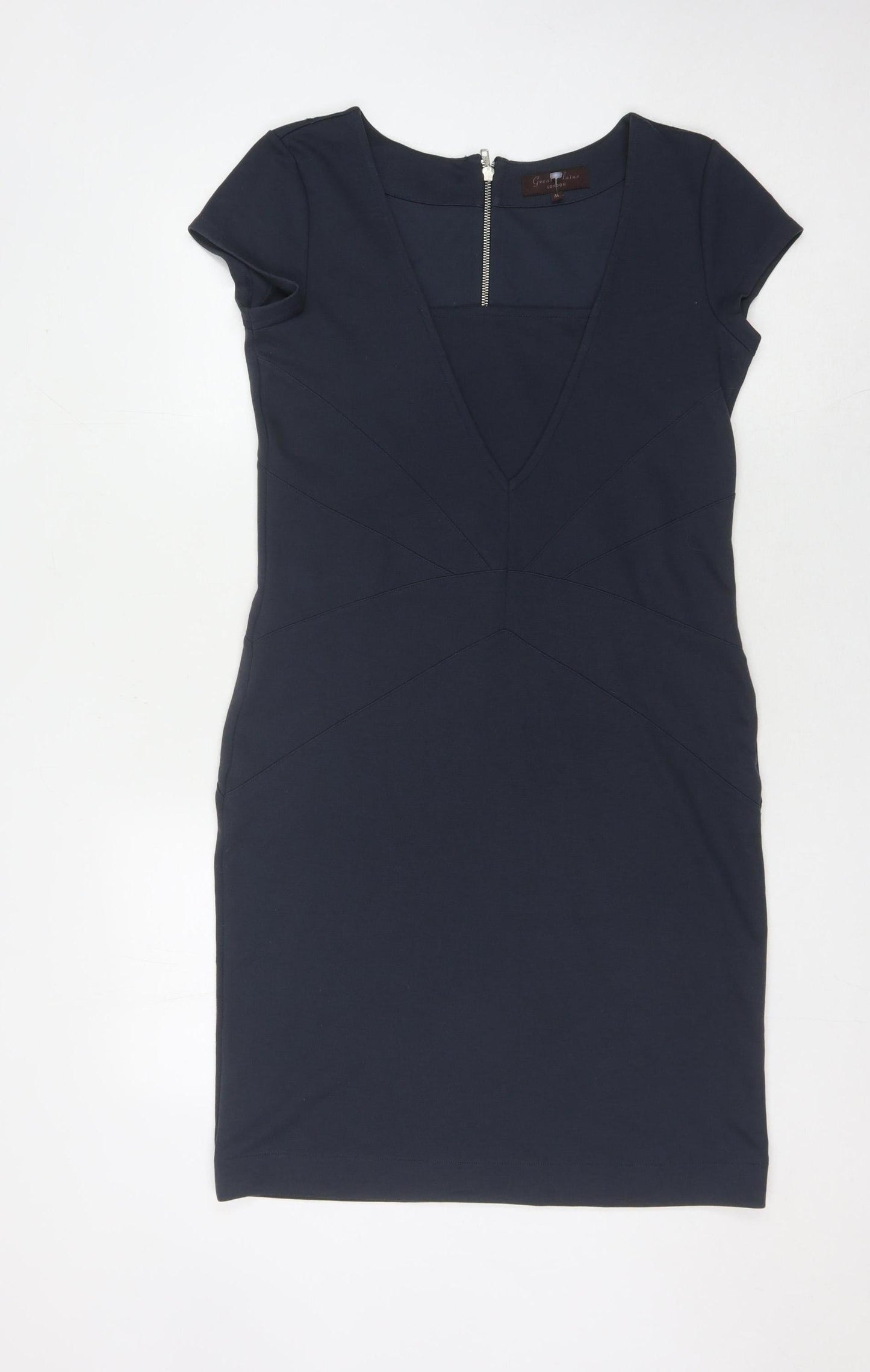Great Plains Women's Blue Sheath Dress M