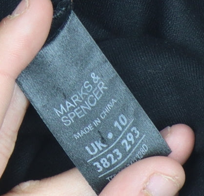 Marks & Spencer Women's Black Sheath Dress Size 10