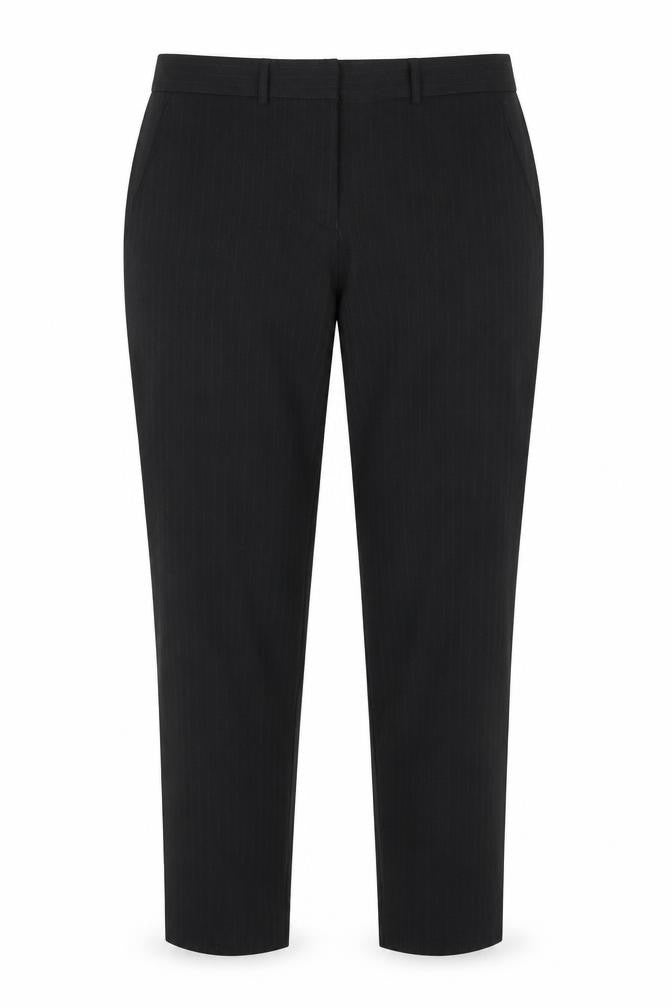 Next Women's Black Striped Trousers Size 10