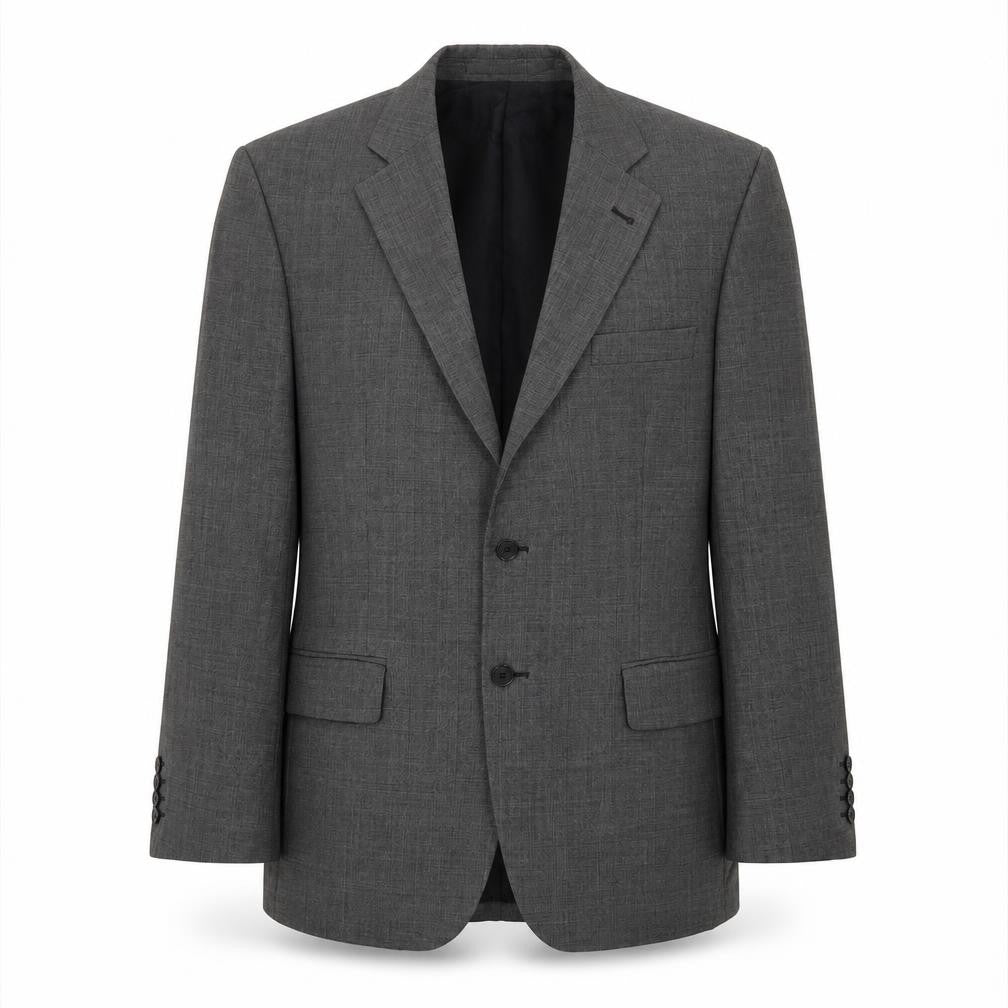Jeff Banks Grey Men's Blazer, 40R, Wool, Formal Jacket