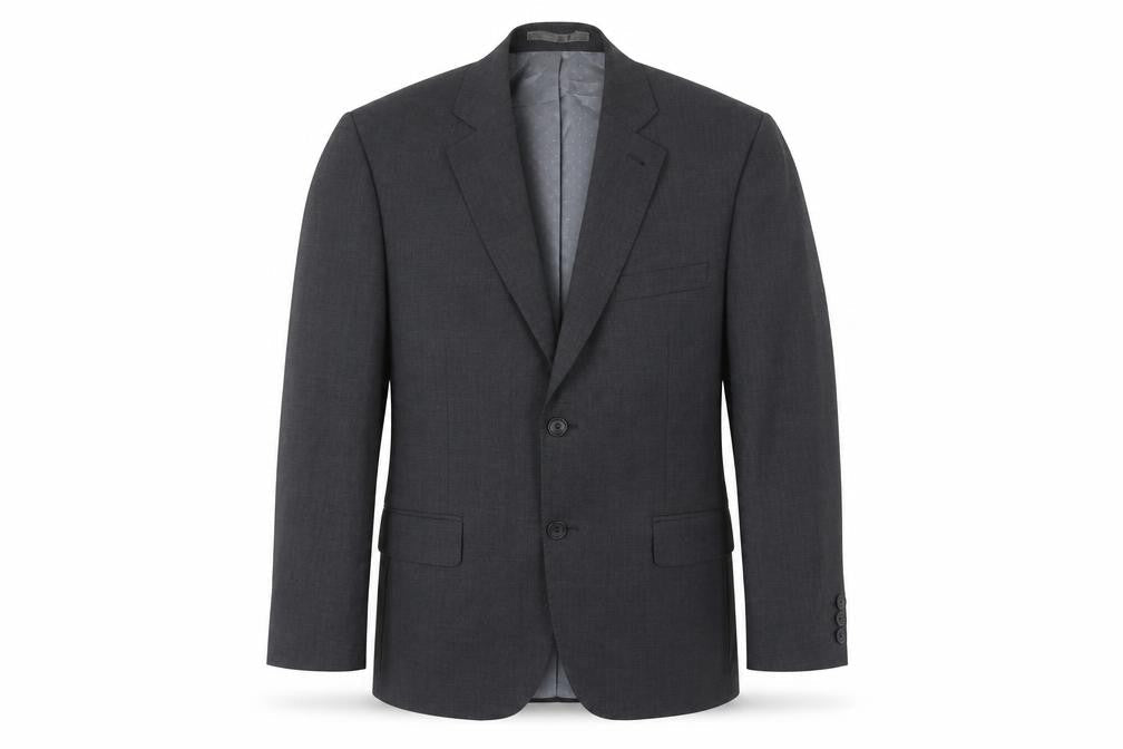Racing Green Grey Classic Men's Blazer, Size 38 Short