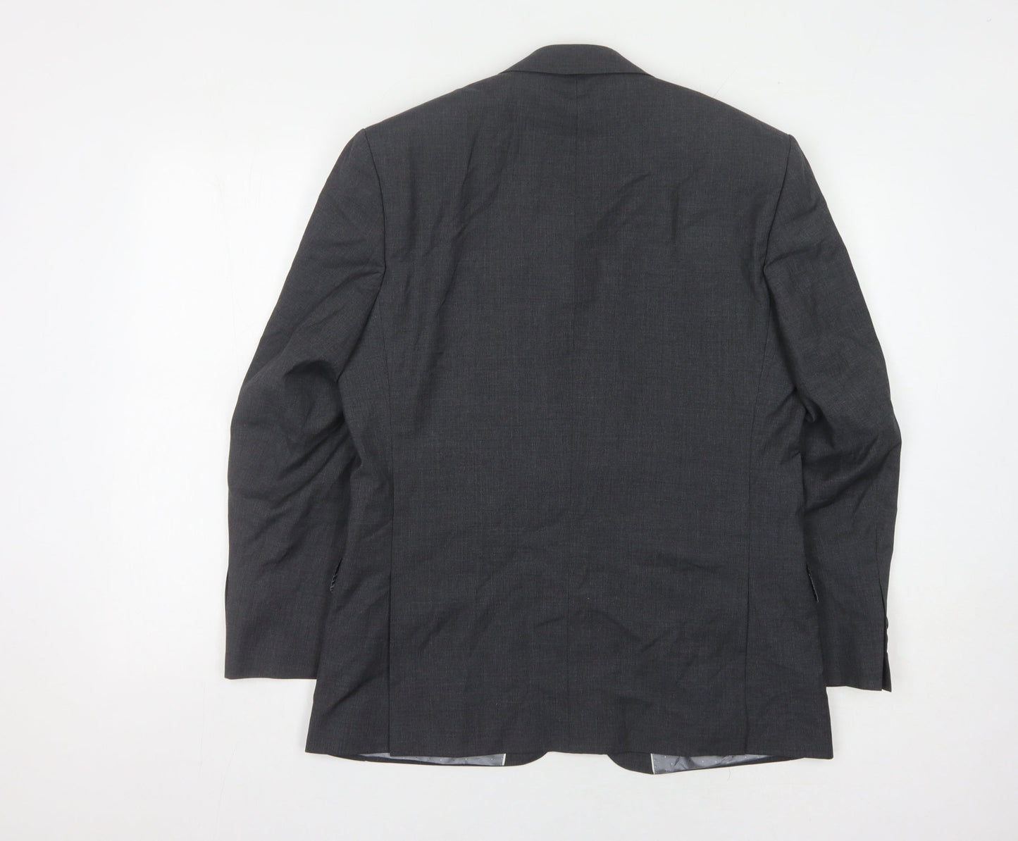 Racing Green Grey Classic Men's Blazer, Size 38 Short