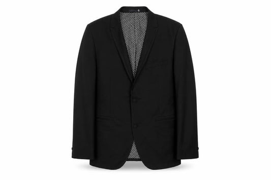 ONESIX5IVE Men's Black Blazer 40R Notch Lapel