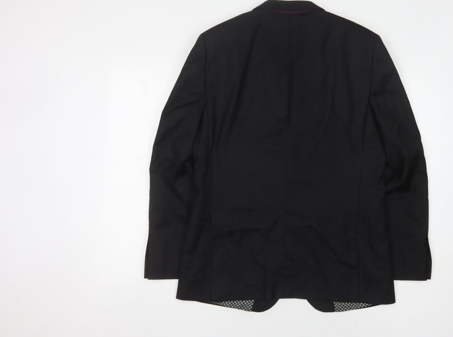 ONESIX5IVE Men's Black Blazer 40R Notch Lapel