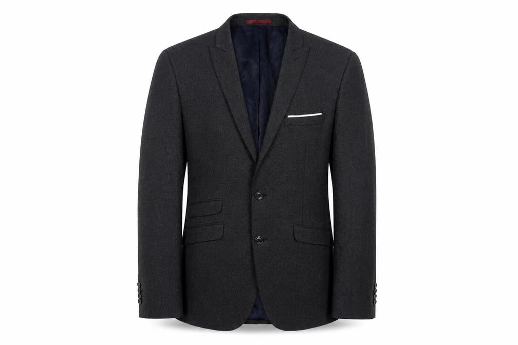 Burton Menswear Men's Grey Slim Fit Blazer 38R