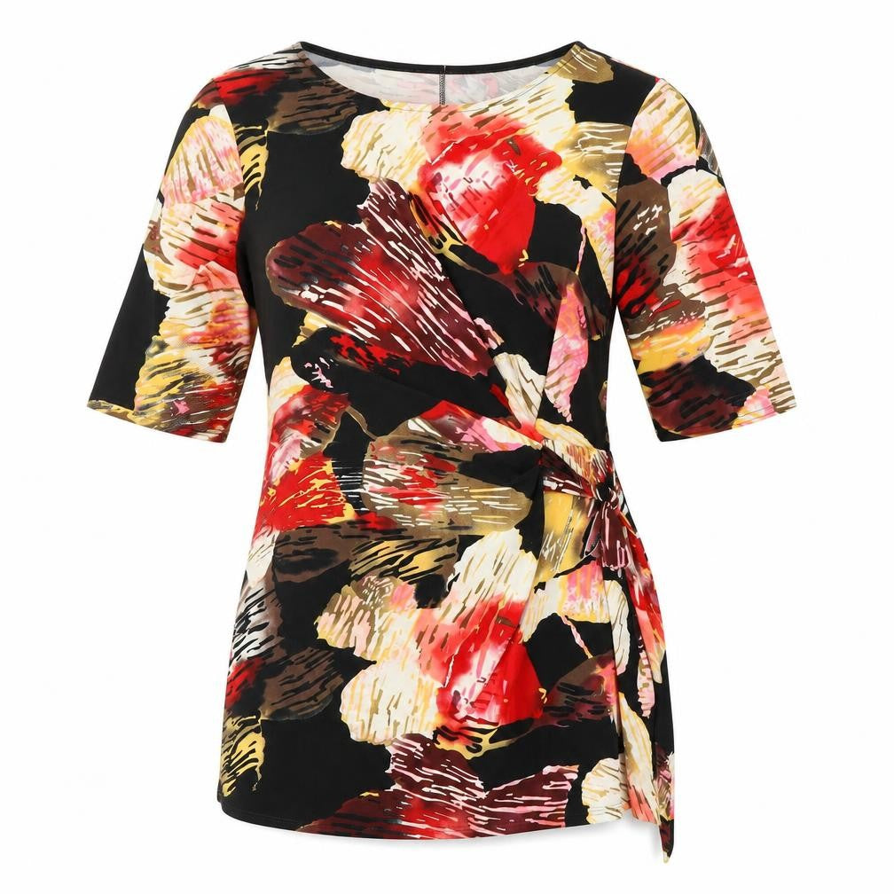 Klass Women's Multicoloured Wrap Blouse, Size 12