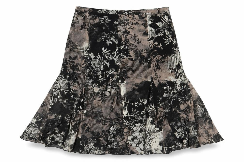 Basler Womens Multicolour Floral Midi Flare Skirt Size 16