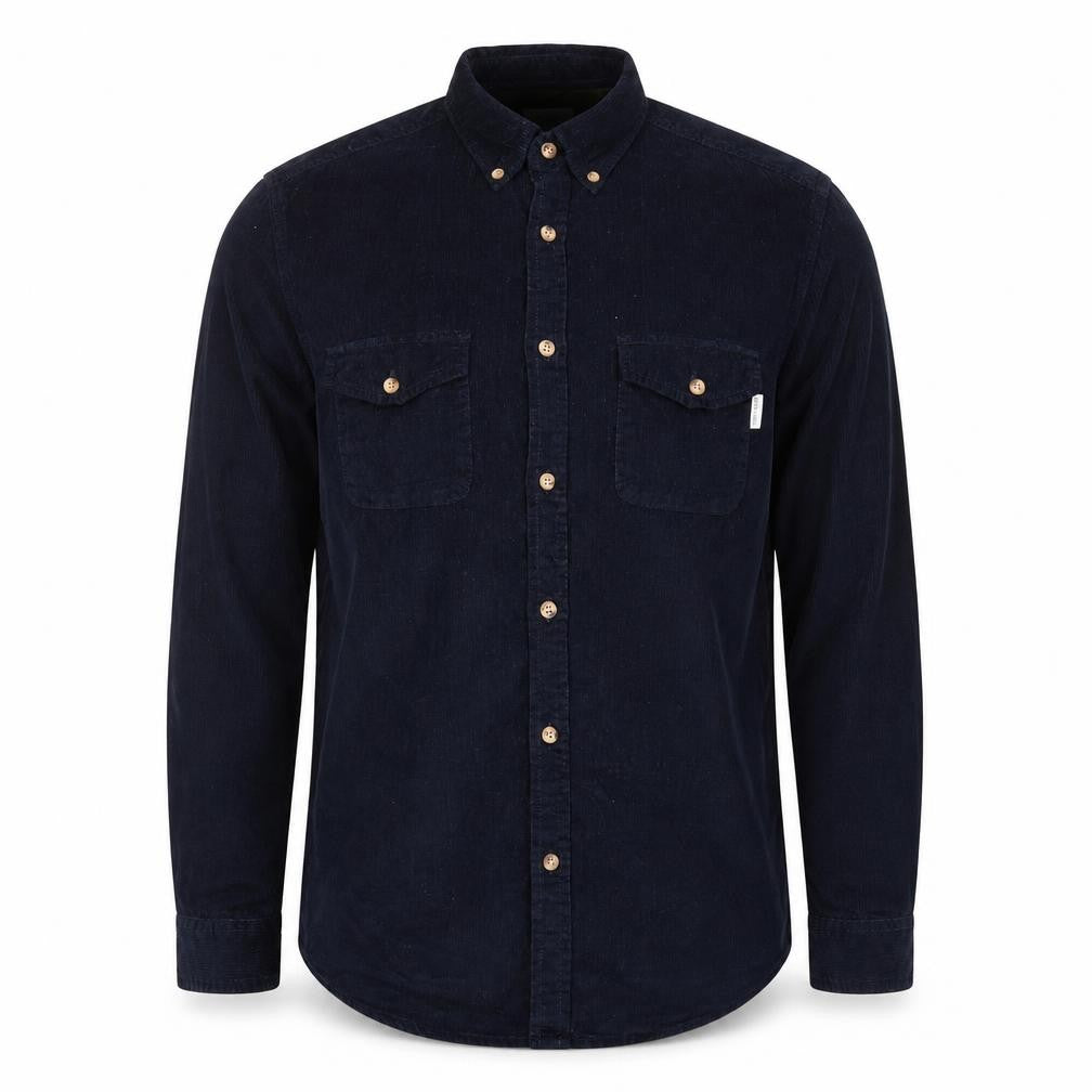 Shore Leave Men’s Blue Cotton Button-Up Shirt M