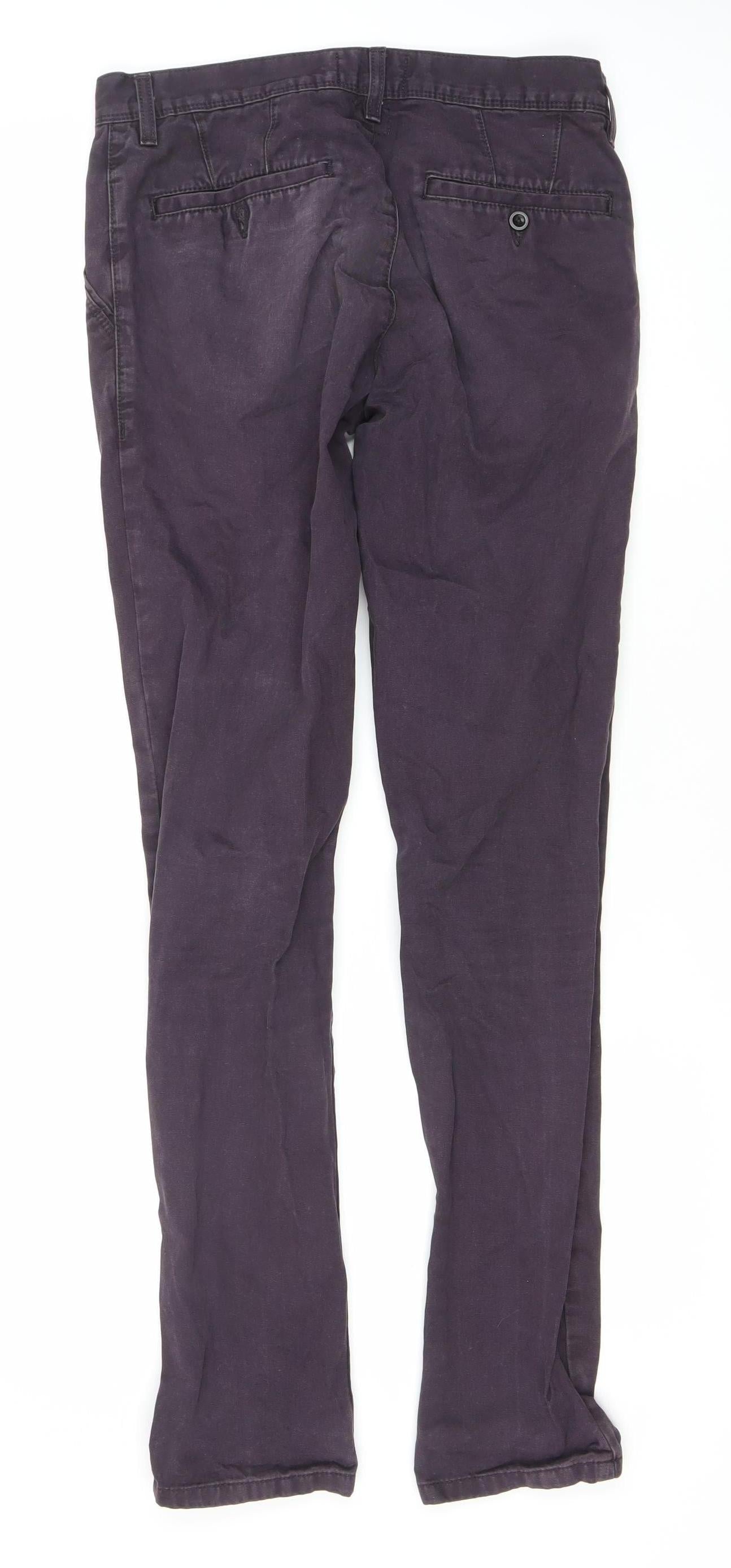 Topman Unisex Skinny Purple Chino Jeans Size 30