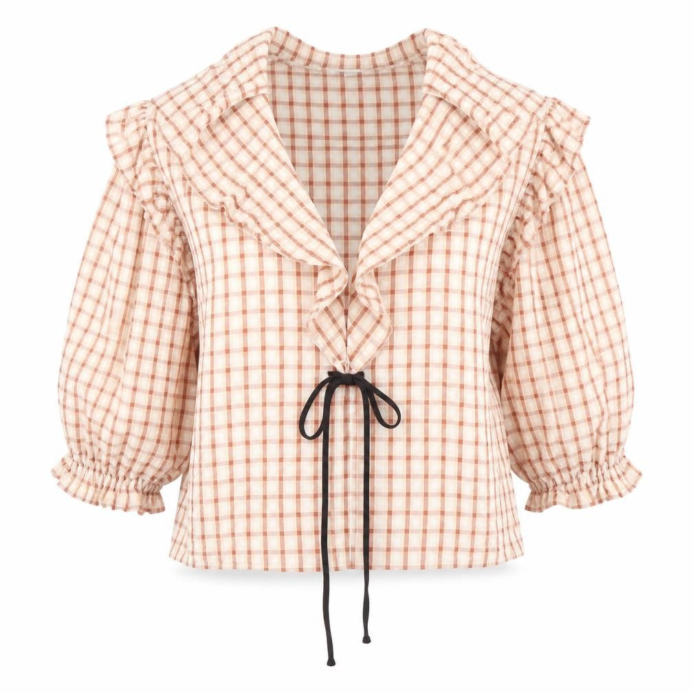 Warehouse Women's Multicoloured Check Blouse