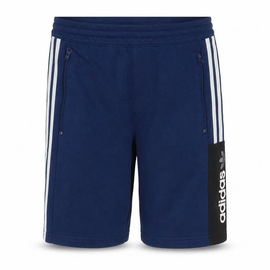Front view of Adidas boys’ blue athletic shorts 11-12y gym training