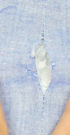 Zara Women's Blue Linen Blazer 2XS