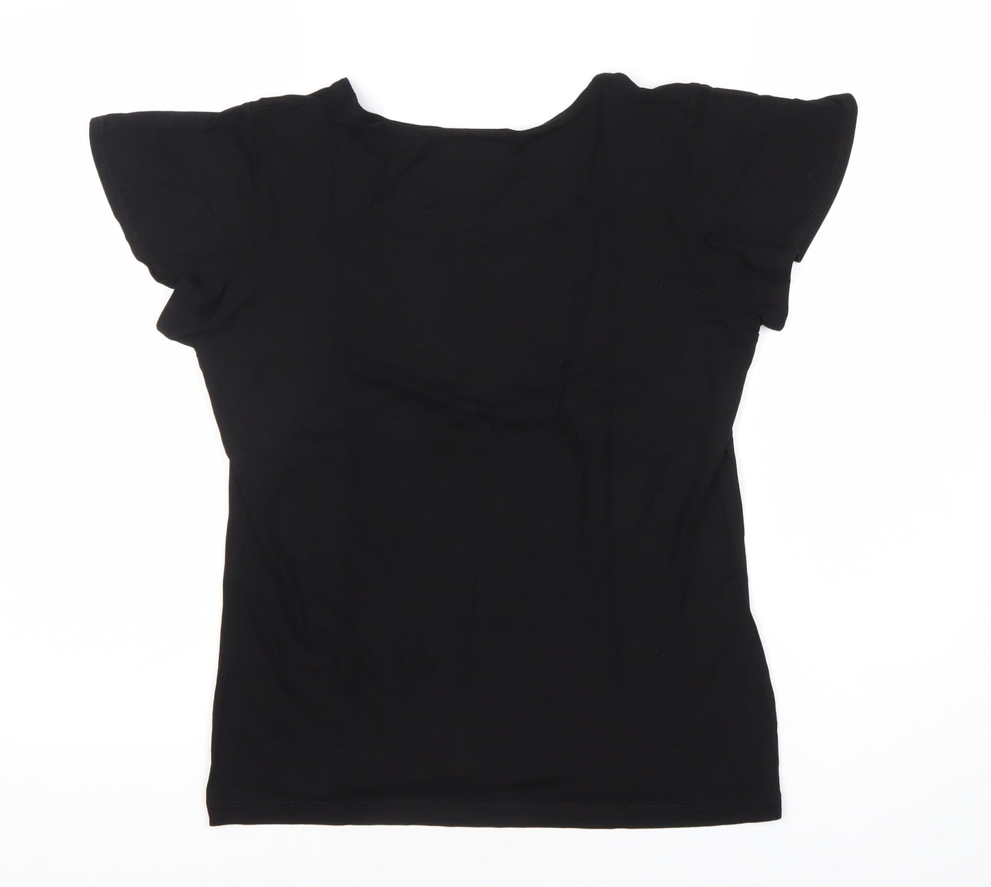 ALEX & CO. Women's Black T-Shirt, Size UK 10, Casual