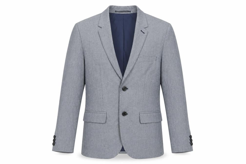 Marks & Spencer Men's Blue Blazer, Size 36 - Cotton Blend