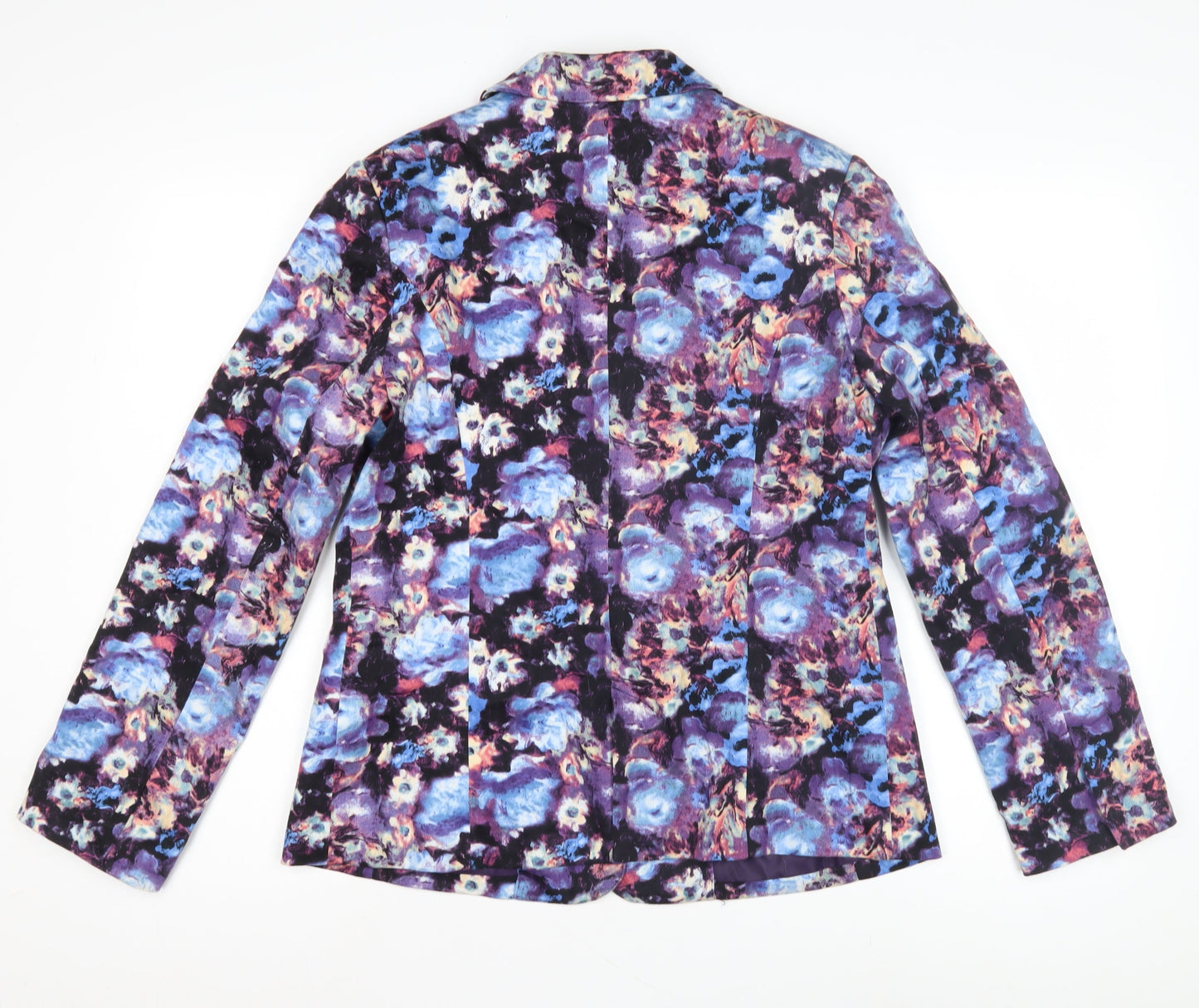 Amphora Women's Multicoloured Floral Blazer Size 14
