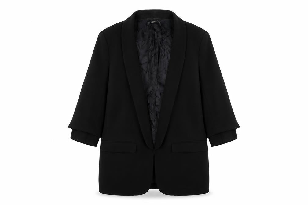 Zara Woman Black Overcoat, Size L, Women's Formal Coat