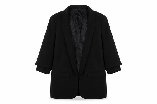 Zara Woman Black Overcoat, Size L, Women's Formal Coat